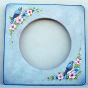 Bluebird Mirror Frame