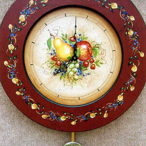 Glazed Fruit Clock